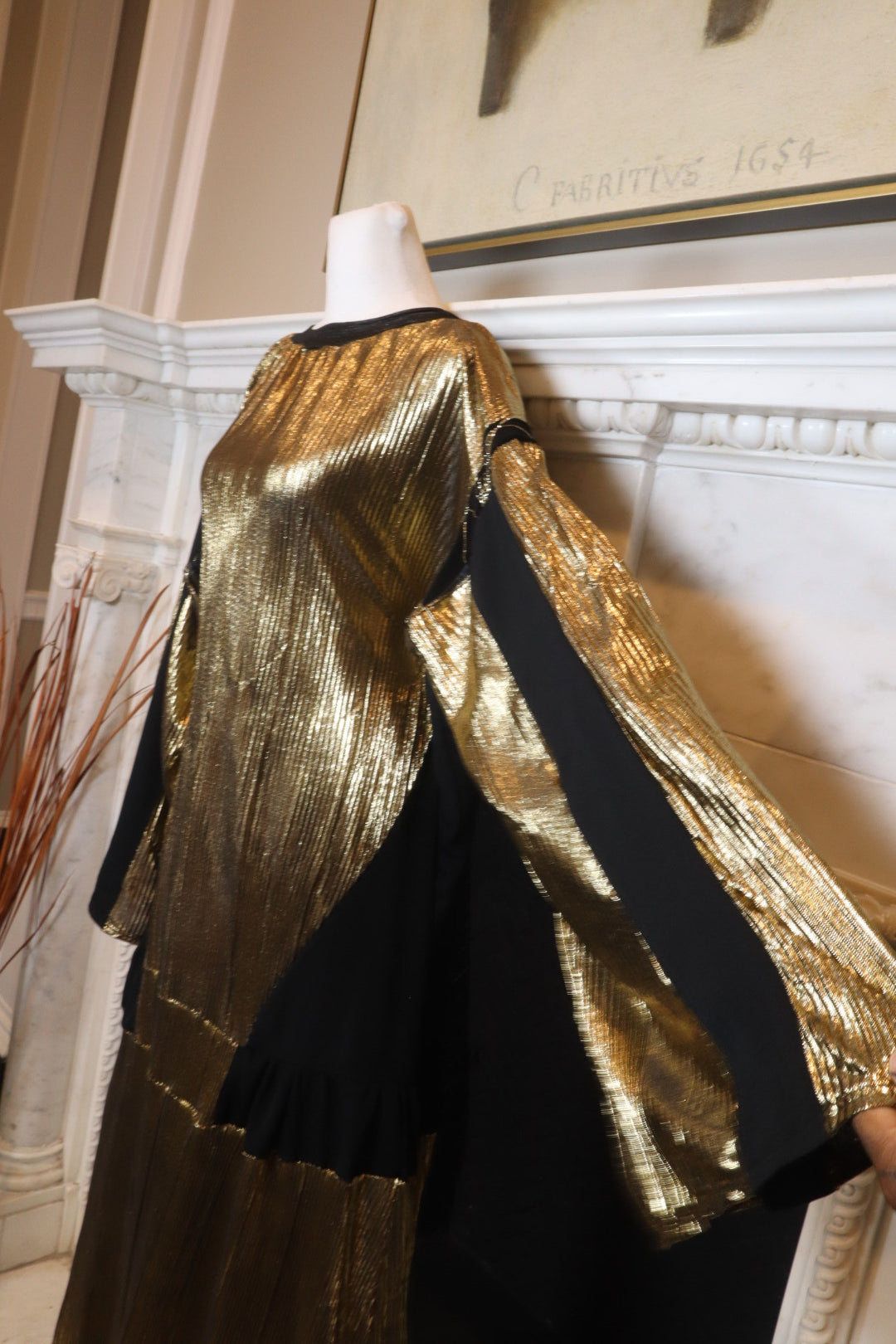 Zahra Gold Dress
