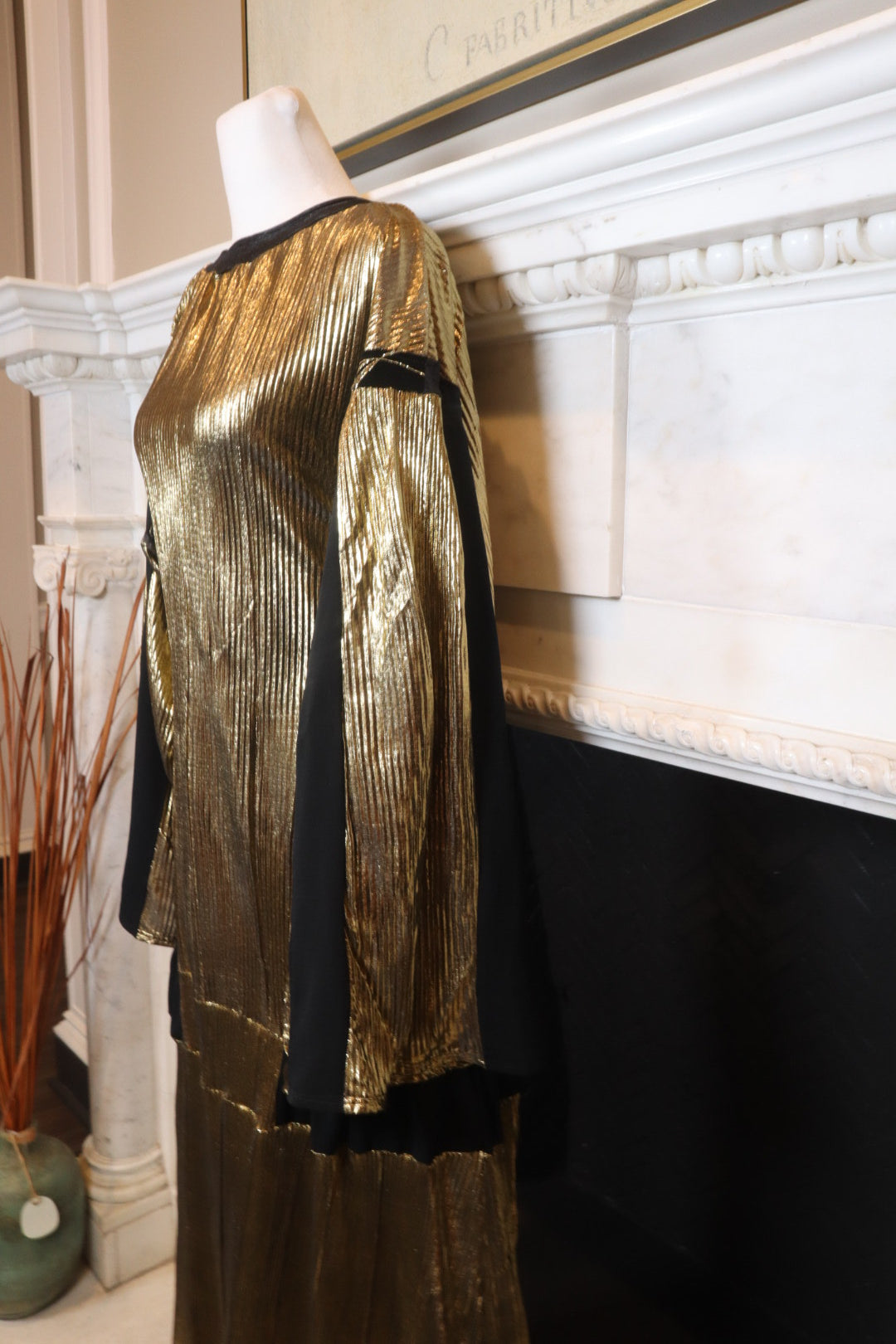 Zahra Gold Dress