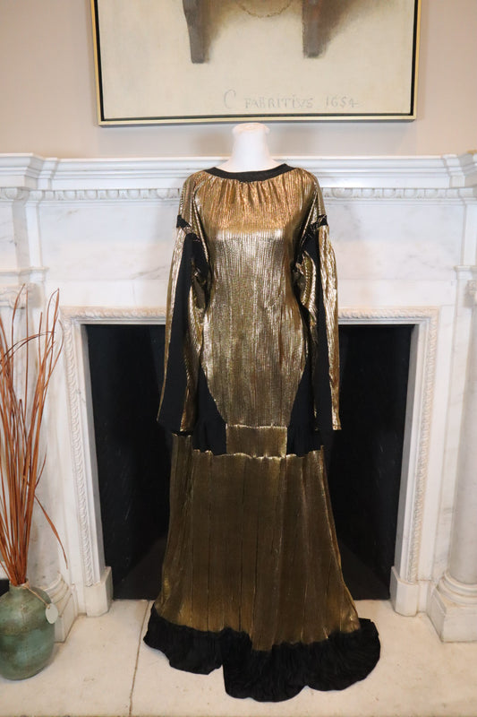 Zahra Gold Dress